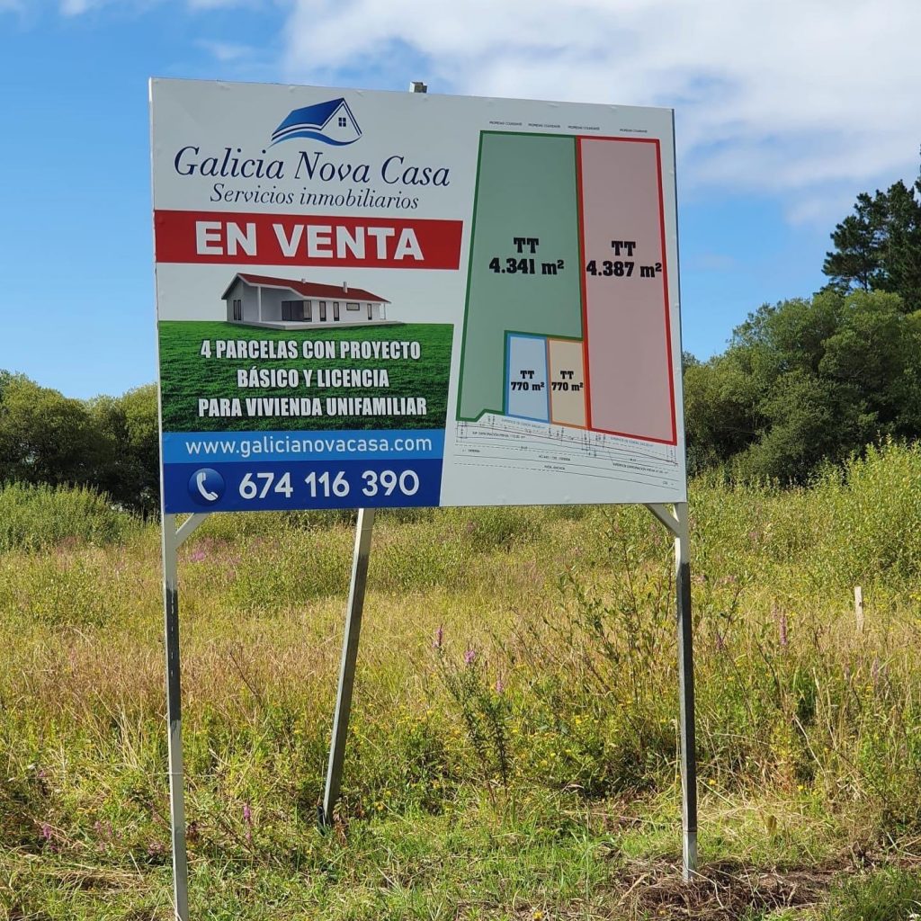 Finca Edificable en FISTERRA con proyecto y licencia para vivienda unifamiliar.